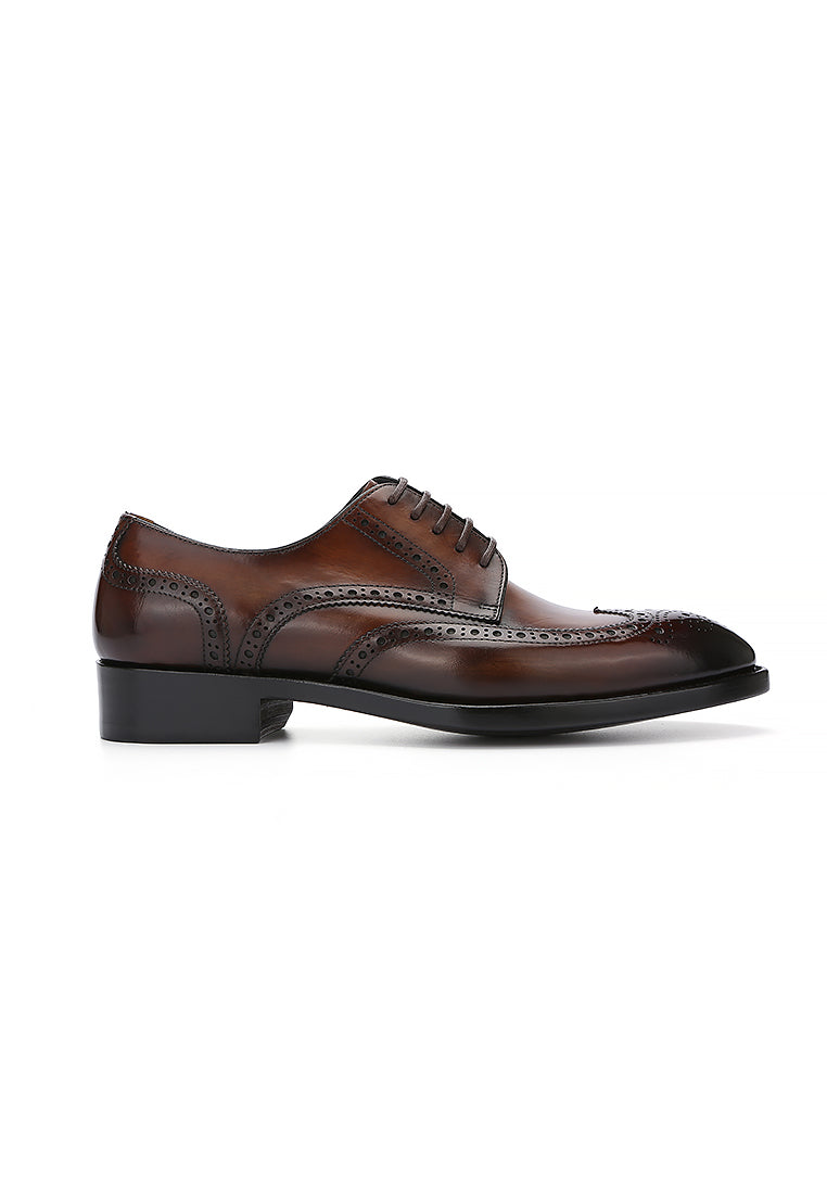 TOBACCO WINGTIP BROGUE- COLIN (PRE-ORDER)
