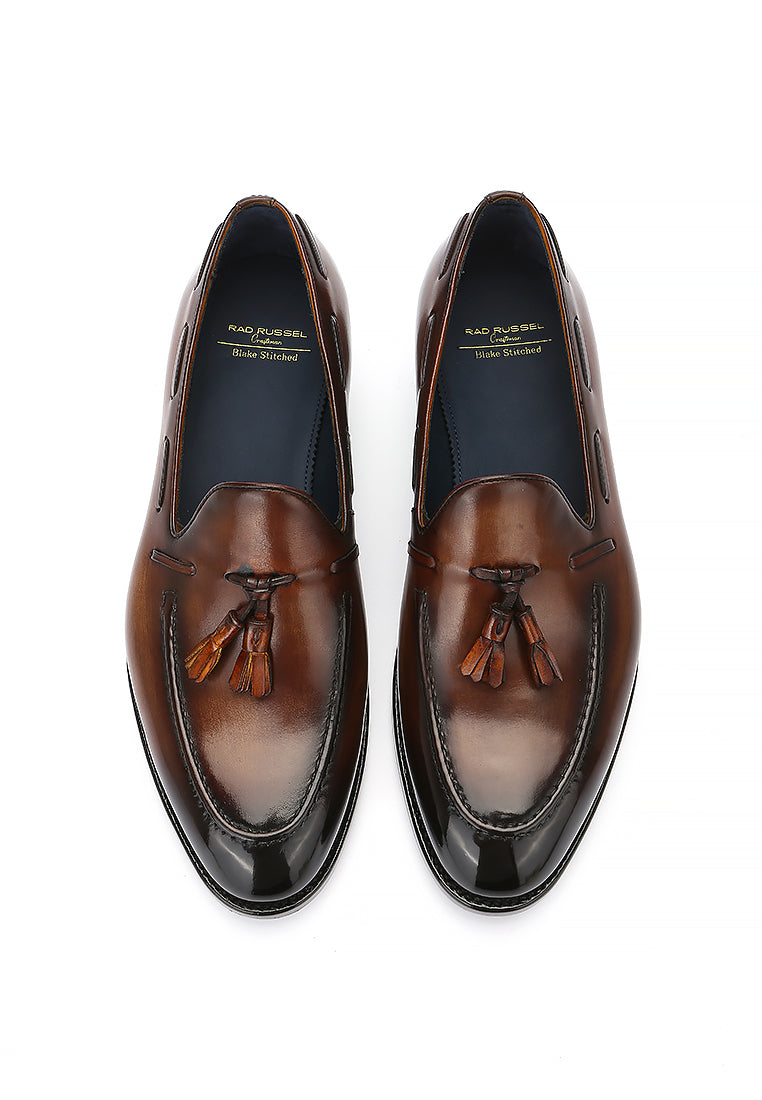 COGNAC TASSEL LOAFER- ACE (PRE-ORDER)