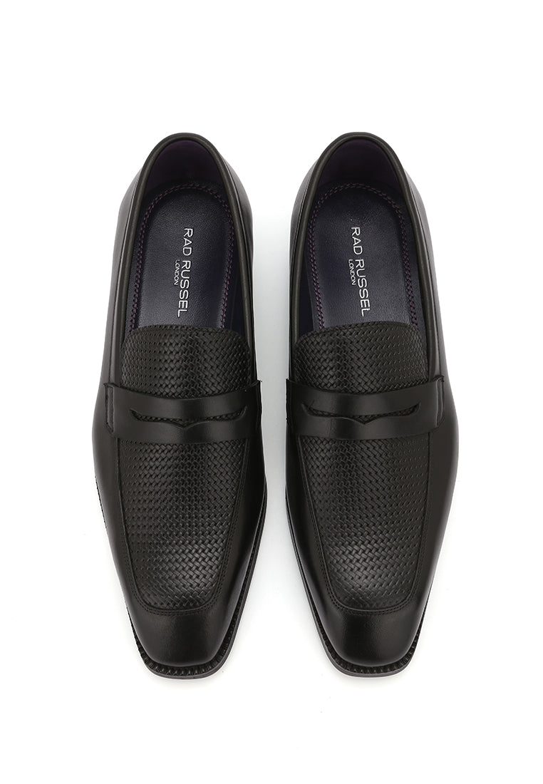 Rad Russel Midnight Weave Penny Loafers (Pre-Order Item)