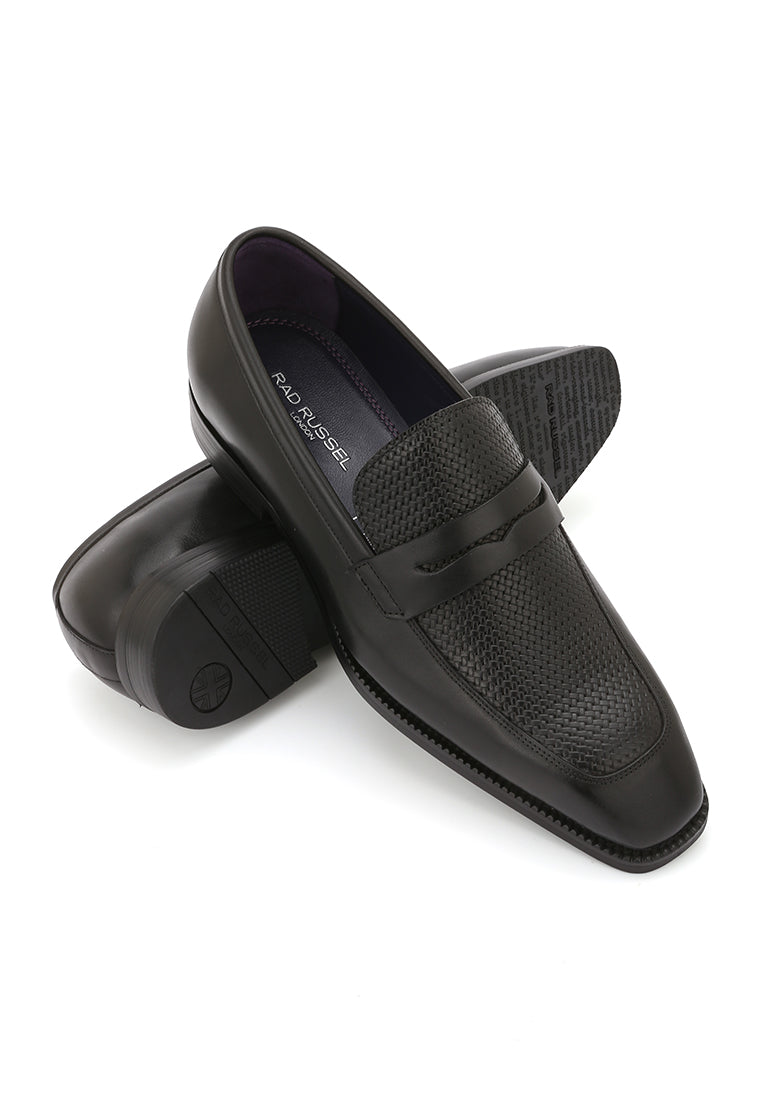 Rad Russel Midnight Weave Penny Loafers (Pre-Order Item)