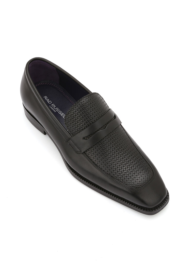 Rad Russel Midnight Weave Penny Loafers (Pre-Order Item)