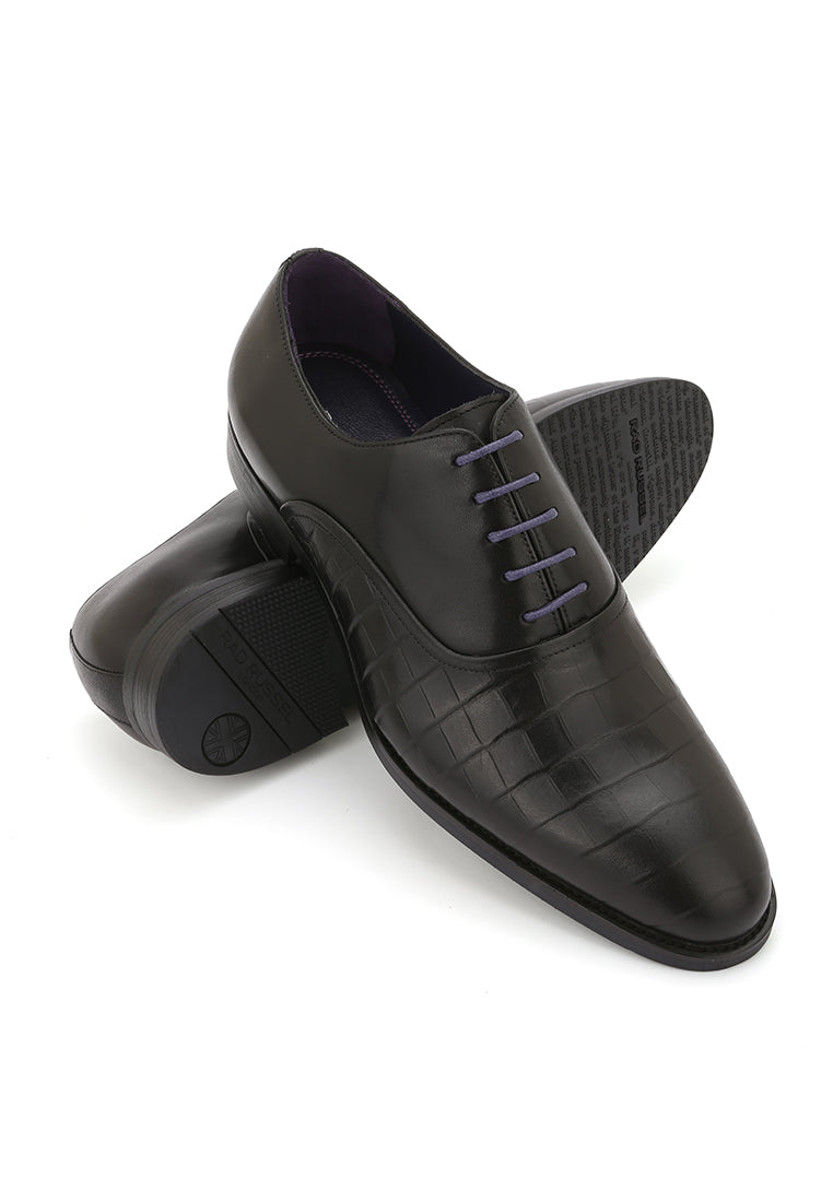 Rad Russel Croc Impression Lace-Up Oxfords