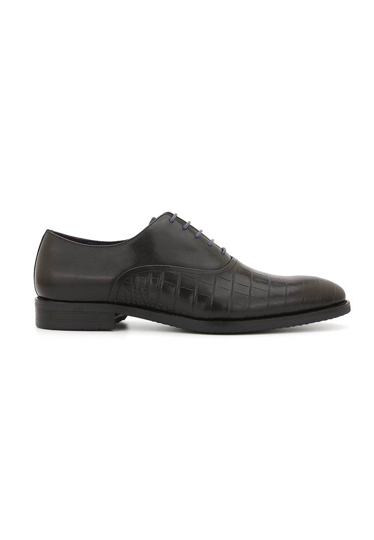 Rad Russel Croc Impression Lace-Up Oxfords