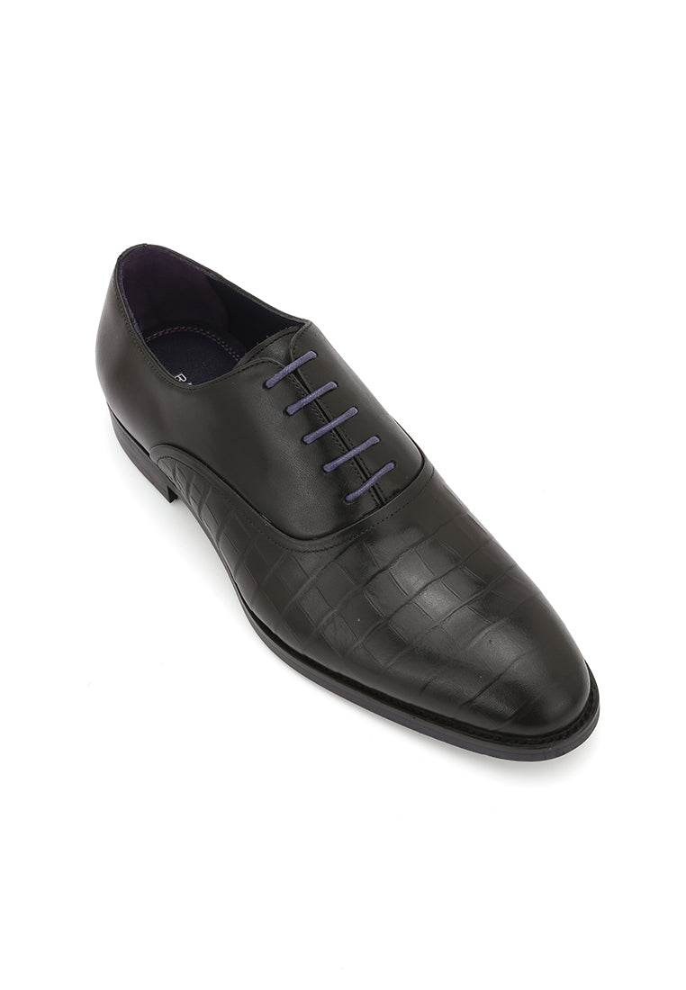 Rad Russel Croc Impression Lace-Up Oxfords