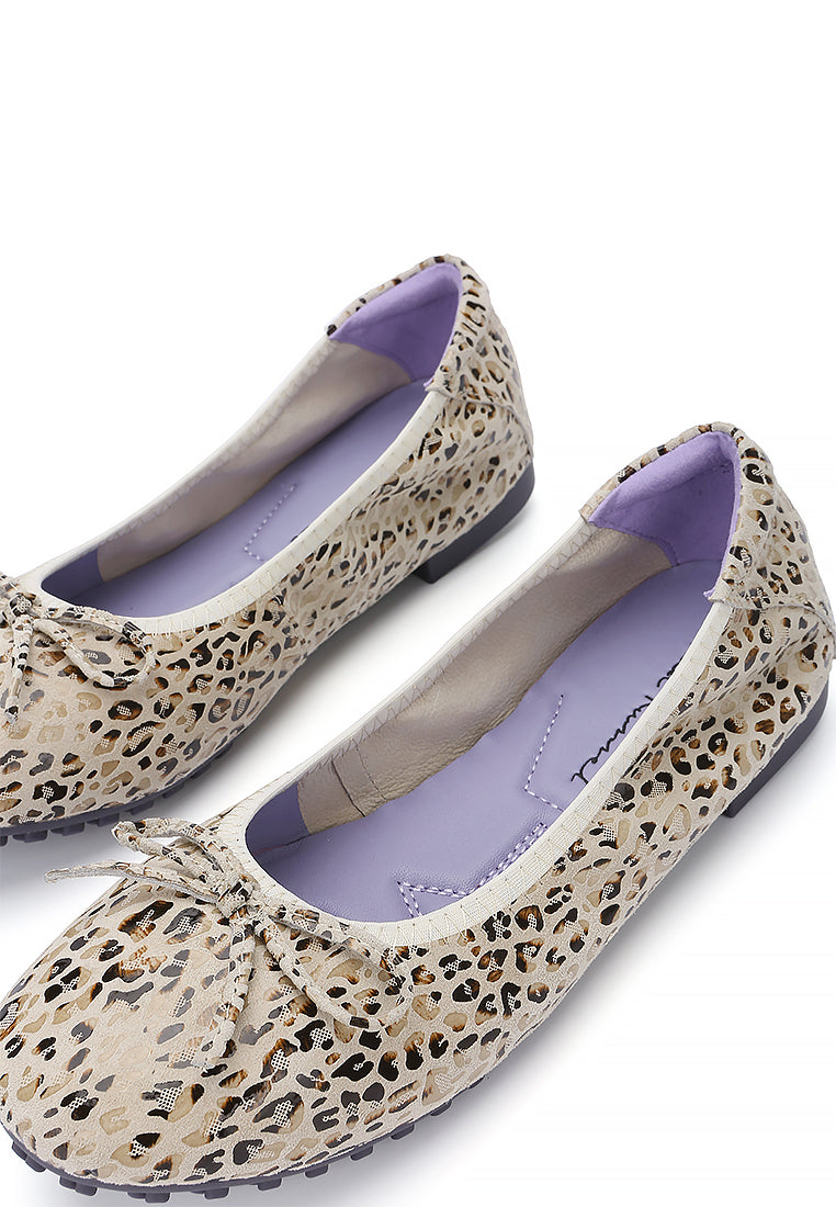 Leopard  Ballerina Flats