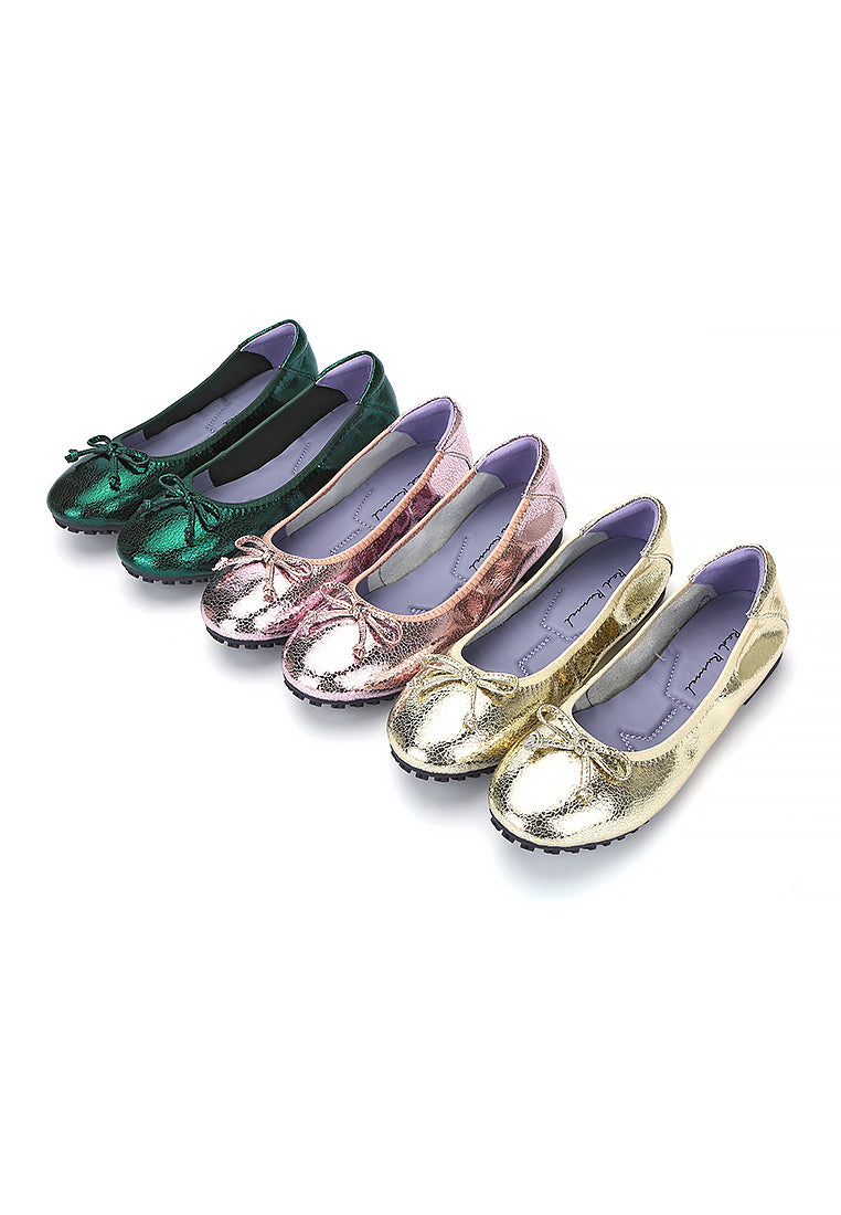 Shimmer Ballerina Flats