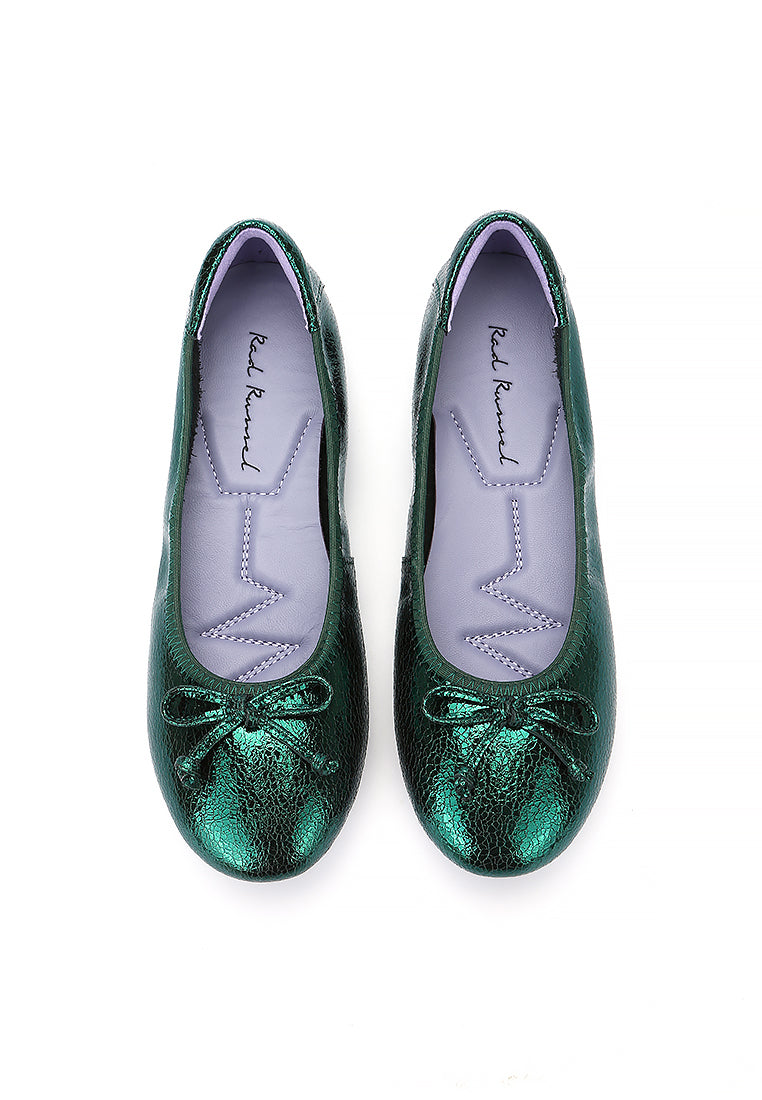 Shimmer Ballerina Flats