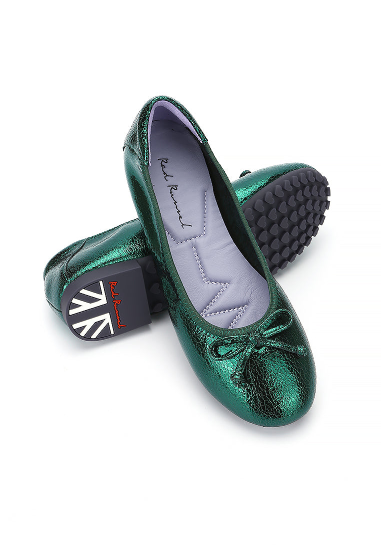 Shimmer Ballerina Flats
