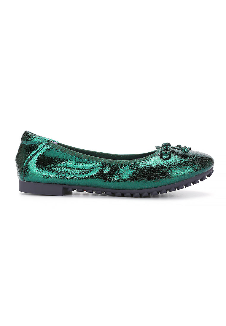 Shimmer Ballerina Flats