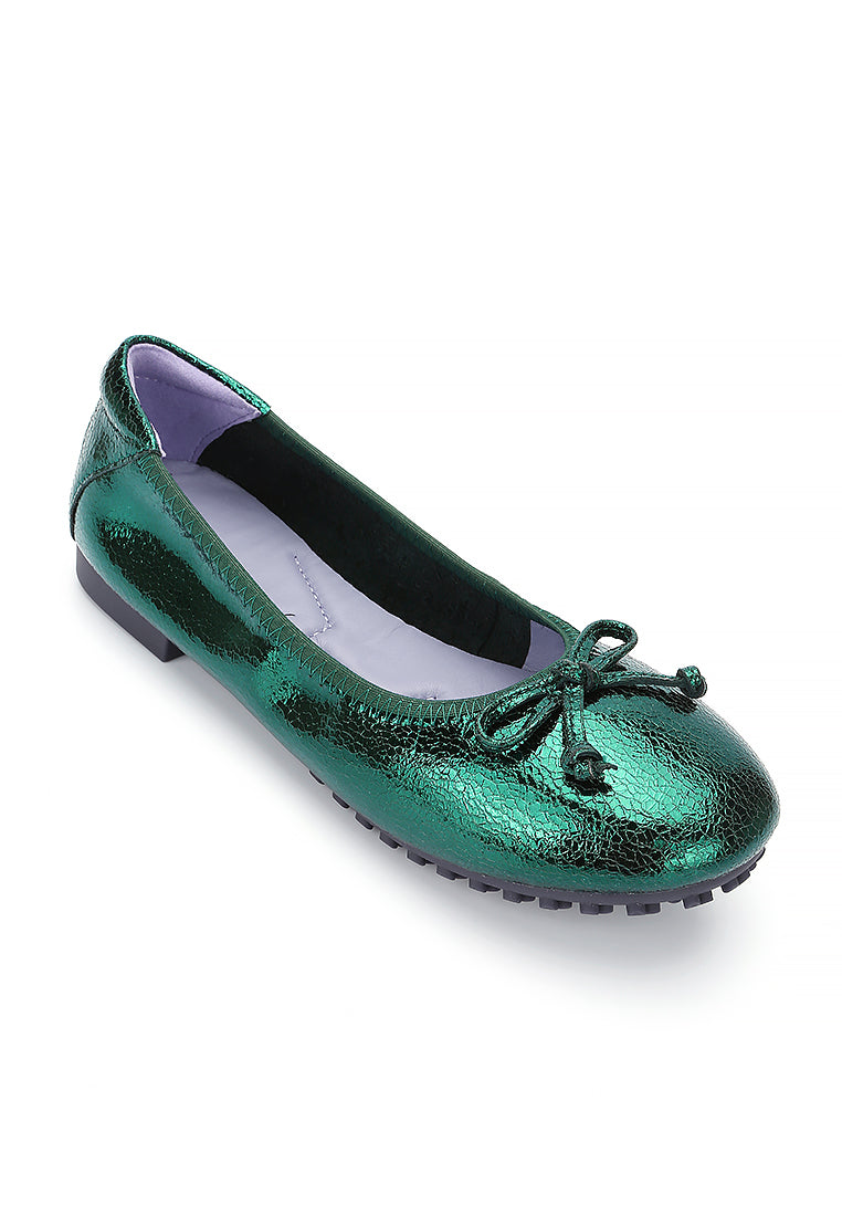 Shimmer Ballerina Flats