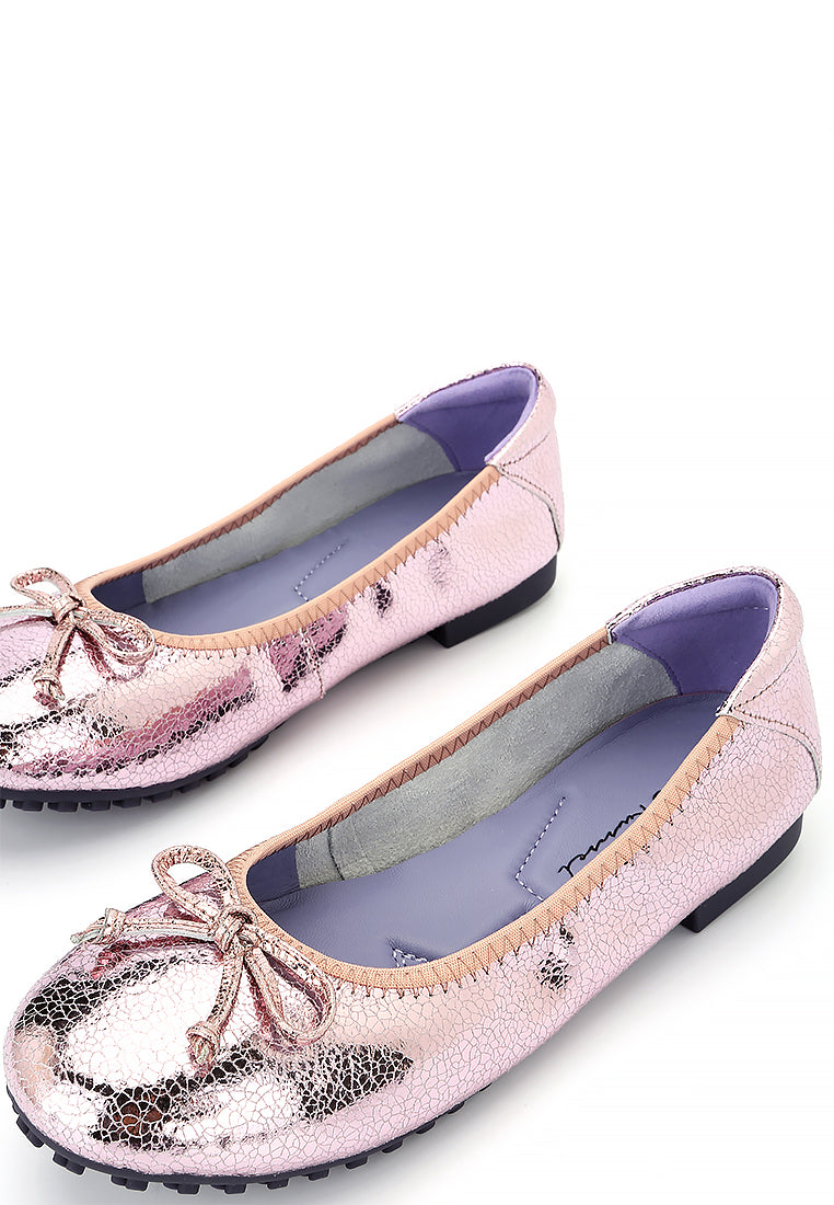 Shimmer Ballerina Flats
