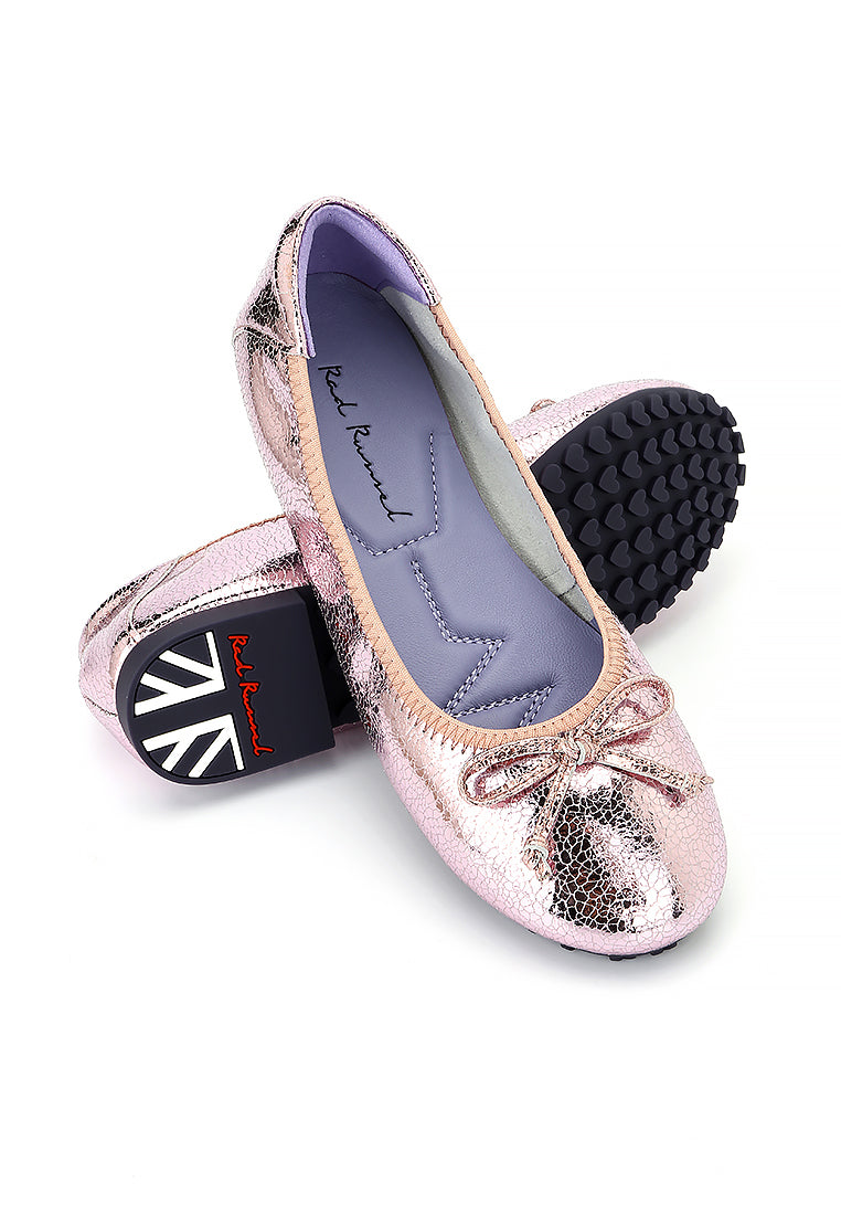 Shimmer Ballerina Flats