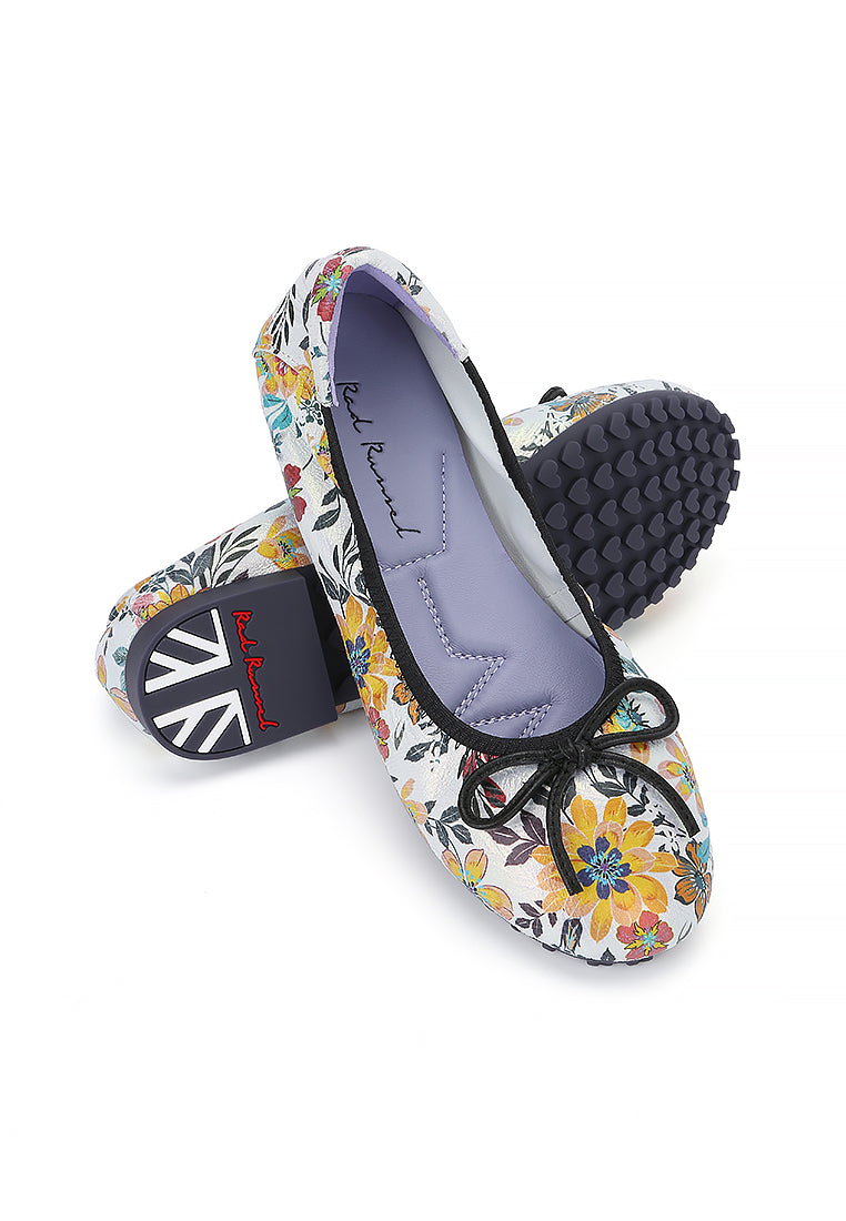 Floral Harmony Ballerina Flats