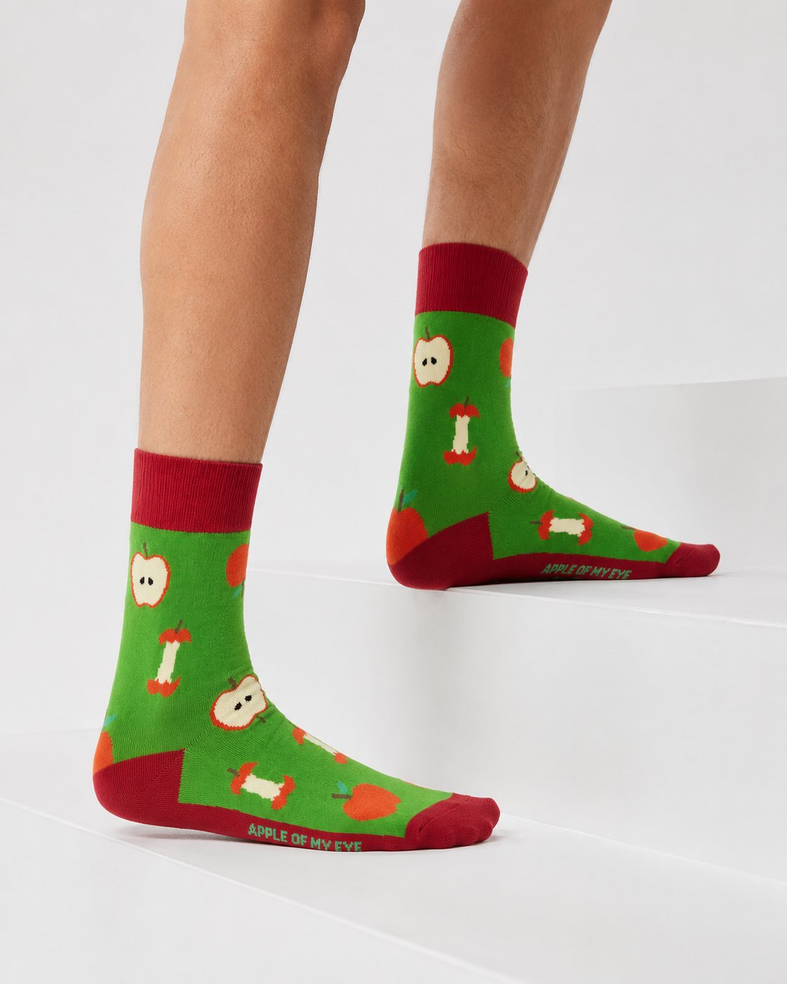 Rad Russel Apple Core Socks