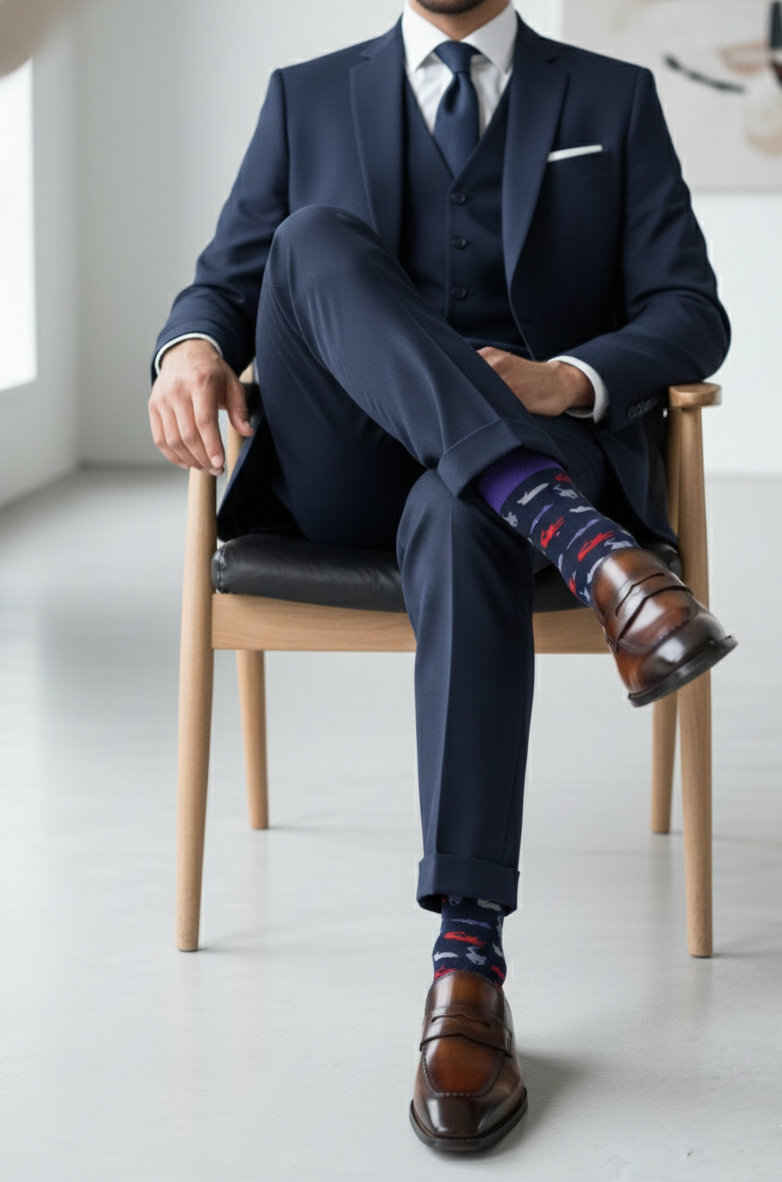 Rad Russel Uptown Ease Leather Penny Loafers