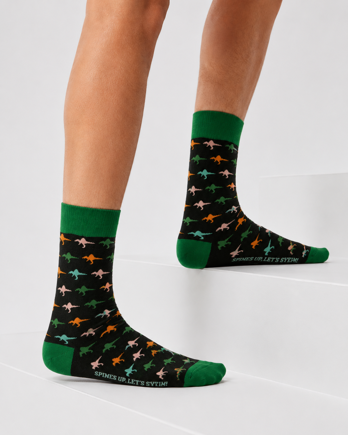Rad Russel Spinosaurus Socks