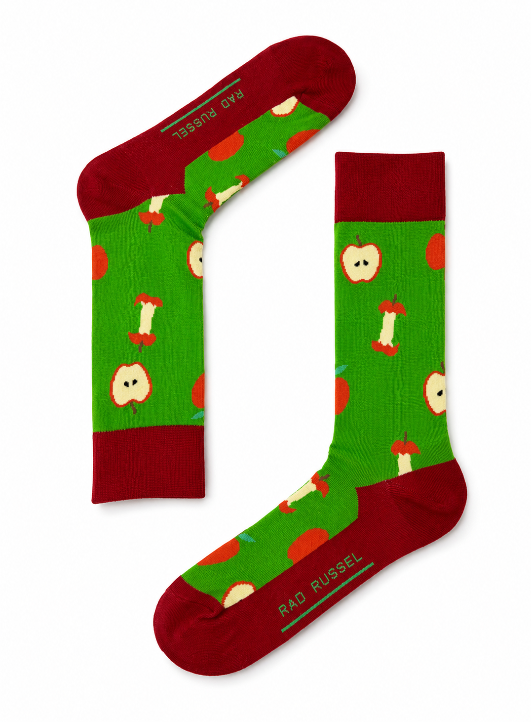 Rad Russel Apple Core Socks