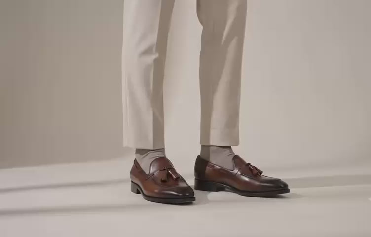 COGNAC TASSEL LOAFER- ACE (PRE-ORDER)